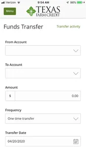 Texas Farm Credit Ag Banking screenshot 1