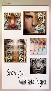 InstaFace:face eyes blend morph with animal effect screenshot 0