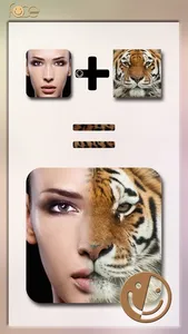 InstaFace:face eyes blend morph with animal effect screenshot 1