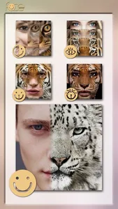 InstaFace:face eyes blend morph with animal effect screenshot 3