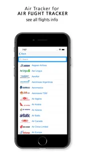 Air Flight Tracker screenshot 1