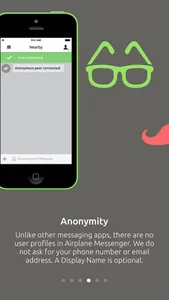 Airplane Messenger Lite - Anonymous Offline Messaging via Peer-to-Peer Wireless screenshot 3