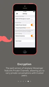 Airplane Messenger Lite - Anonymous Offline Messaging via Peer-to-Peer Wireless screenshot 4