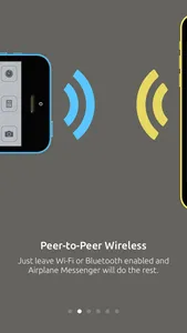 Airplane Messenger - Secure and Anonymous Offline Messaging via Peer-to-Peer Wireless and Ultrasound screenshot 1