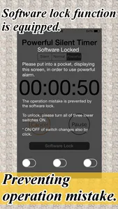 Powerful Silent Timer – Vibration Alarm for Library, Train etc. screenshot 1