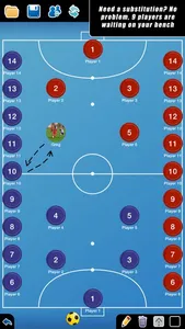 Coach Tactic Board: Futsal++ screenshot 1