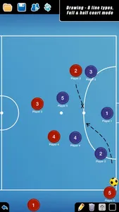 Coach Tactic Board: Futsal++ screenshot 2