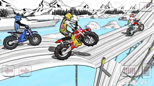 Dirt Bike Sketchy Race screenshot 2