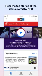 NPR One screenshot 0