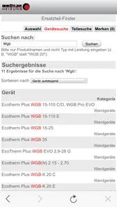 BROETJE Ersatzteil App screenshot 2