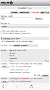 BROETJE Ersatzteil App screenshot 3