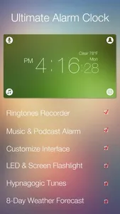 Daily Clock: Ringtone Recorder screenshot 0