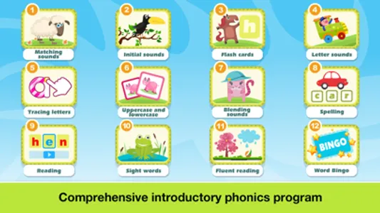 Phonics Fun on Farm Educational Learn to Read App screenshot 1