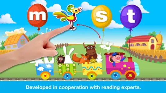 Phonics Fun on Farm Educational Learn to Read App screenshot 2