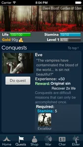 Elven Blood - Dark Fantasy RPG screenshot 1