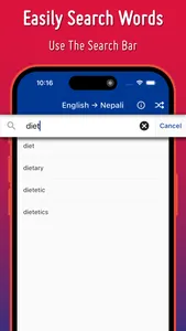 English To Nepali Dictionary screenshot 2