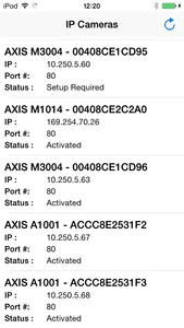 IP Utility For Axis Cameras screenshot 0