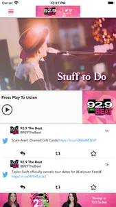 92.9 The Beat screenshot 0