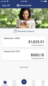 Harrison County Bank Mobile screenshot 1