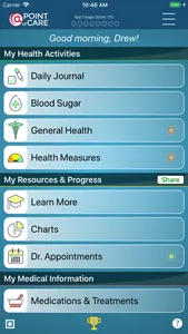 Diabetes Health Manager screenshot 0