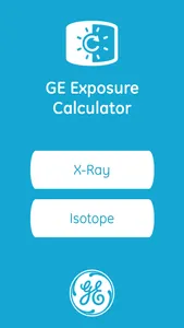 GE Film Exposure Calculator screenshot 1