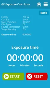 GE Film Exposure Calculator screenshot 4