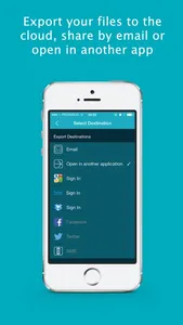 IRIScan to Cloud screenshot 4