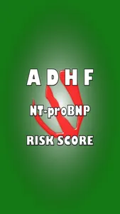 ADHF/NT-proBNP Risk Score screenshot 0