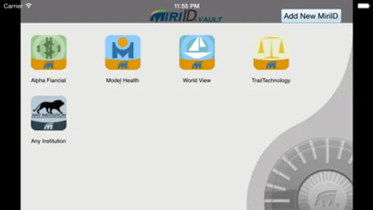 MiriID Vault screenshot 1