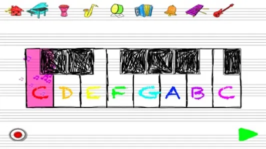 Doodle Sounds - Paper Piano screenshot 1