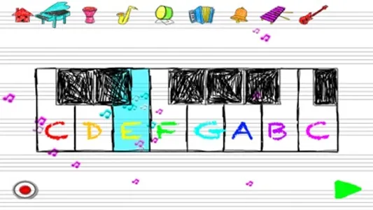 Doodle Sounds - Paper Piano screenshot 2