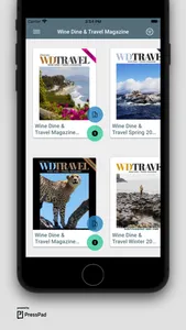 Wine Dine & Travel Magazine screenshot 0