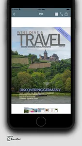 Wine Dine & Travel Magazine screenshot 2