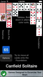 Canfield Solitaire - Classic screenshot 4