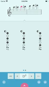 Recorder fingering chart screenshot 2