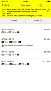 Merseytravel screenshot 4