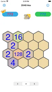 2048 Hexagon screenshot 1