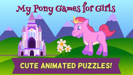 Pony Games for Girls: Little Horse Jigsaw Puzzles screenshot 0