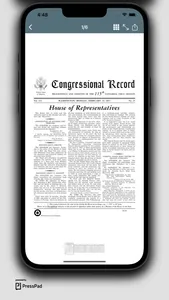 Congressional Record magazine screenshot 2