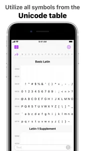 UniChar — Unicode Keyboard screenshot 5