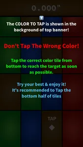 Color Tiles Mania - Don't Tap The Wrong Tiles screenshot 2