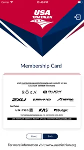 USAT Membership Card screenshot 4