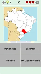 Brazilian States - Brazil Quiz screenshot 0