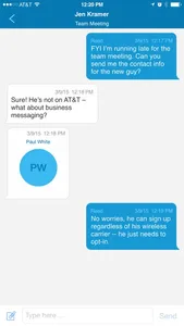 AT&T Business Messenger screenshot 0