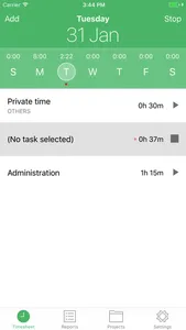 TimeCamp Time Tracker screenshot 0