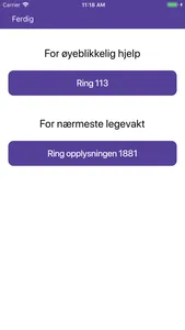 Idrettens skadetelefon screenshot 1