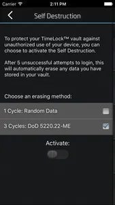 TimeLock Pro Safe screenshot 2
