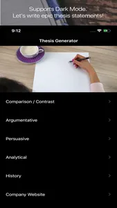 Thesis Generator screenshot 0