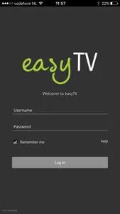 easyTV for iPhone screenshot 0