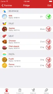 iPantry Manager screenshot 1